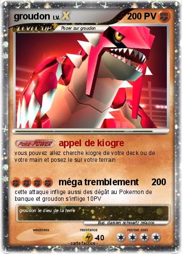 Pokemon groudon