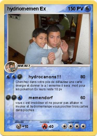 Pokemon hydriomemen Ex