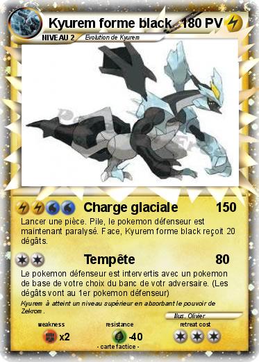 Pokemon Kyurem forme black