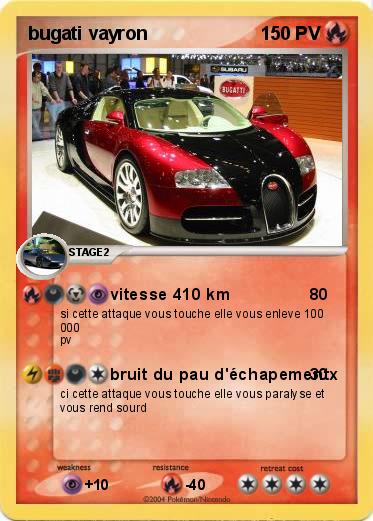 Pokemon bugati vayron 