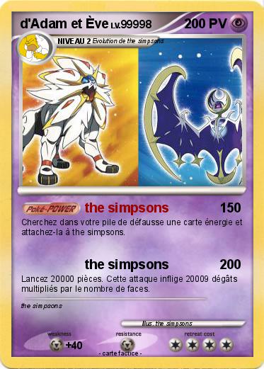 Pokemon d'Adam et Ève