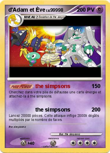 Pokemon d'Adam et Ève