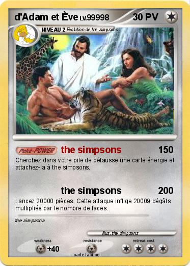 Pokemon d'Adam et Ève