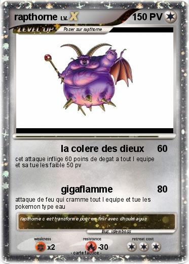 Pokemon rapthorne