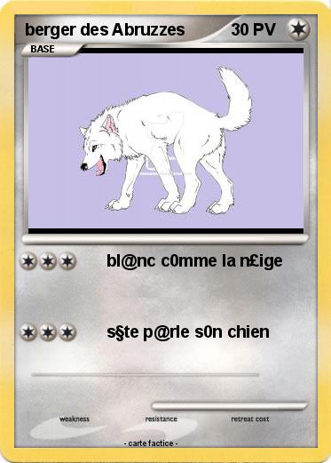 Pokemon berger des Abruzzes