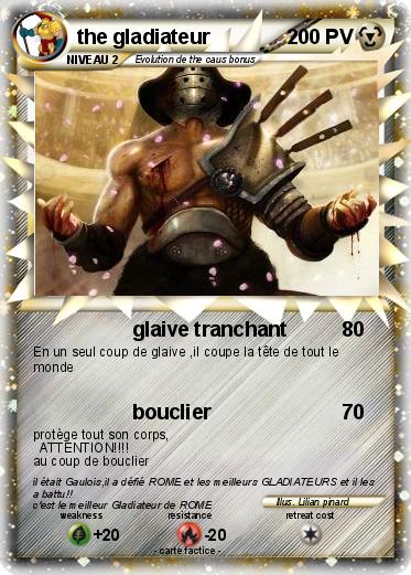 Pokemon the gladiateur