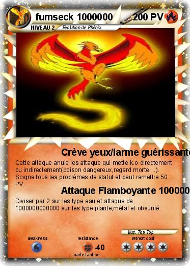 Pokemon fumseck 1000000