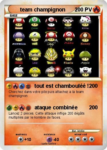 Pokemon team champignon