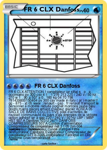 Pokemon FR 6 CLX Danfoss