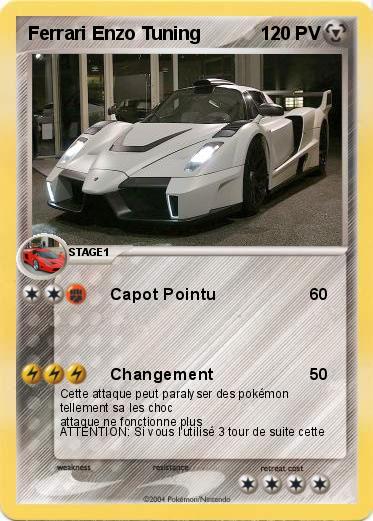 Pokemon Ferrari Enzo Tuning