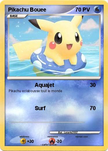 Pokemon Pikachu Bouee
