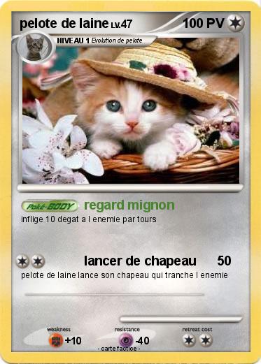 Pokemon pelote de laine
