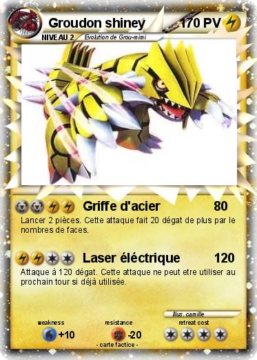 Pokemon Groudon shiney