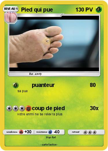 Pokemon Pied qui pue