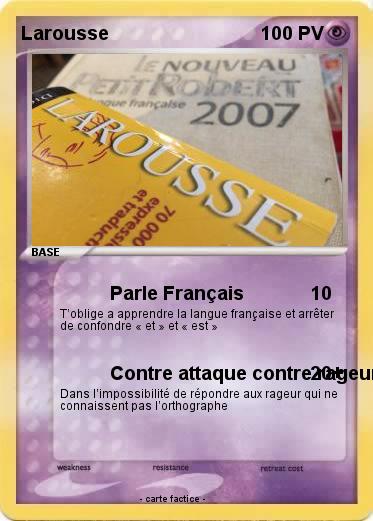 Pokemon Larousse