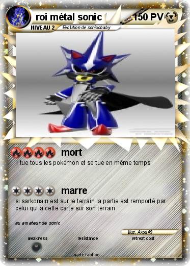 Pokemon roi métal sonic