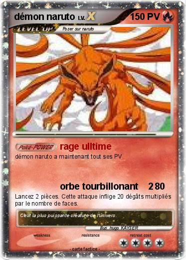 Pokemon démon naruto