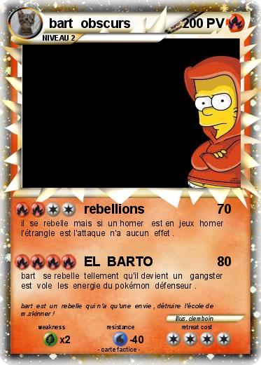 Pokemon bart  obscurs