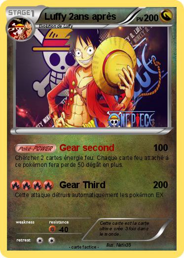 Pokemon Luffy 2ans après
