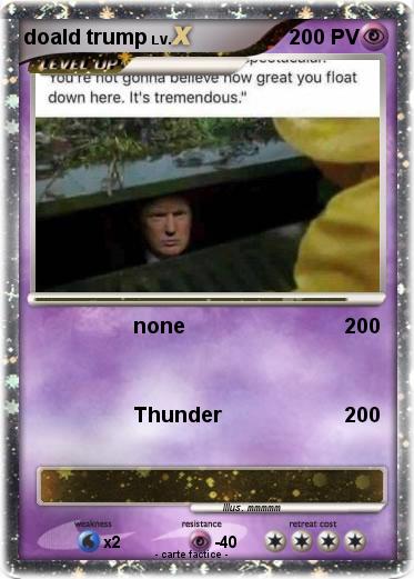 Pokemon doald trump