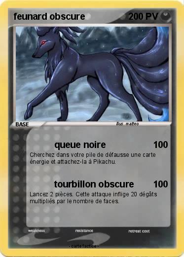 Pokemon feunard obscure
