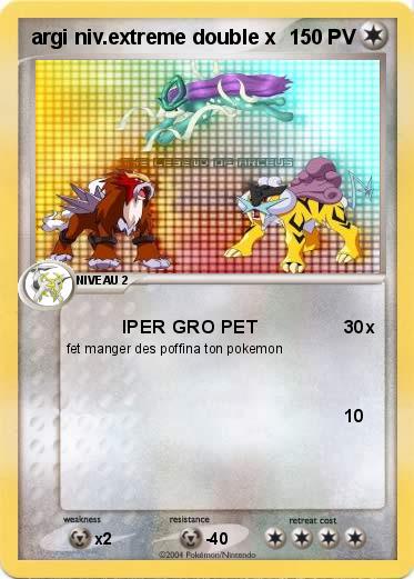 Pokemon argi niv.extreme double x