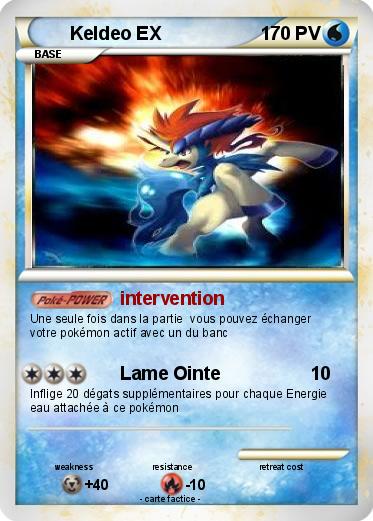 Pokemon Keldeo EX