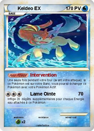 Pokemon Keldeo EX