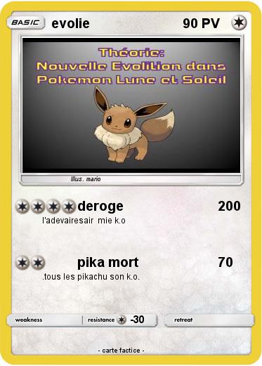 Pokemon evolie