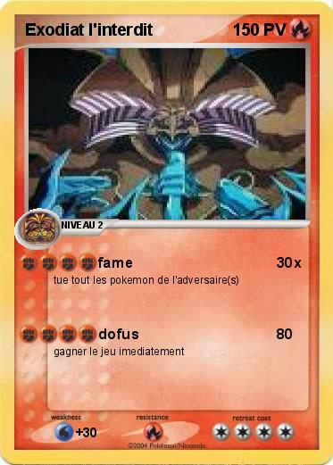 Pokemon Exodiat l'interdit