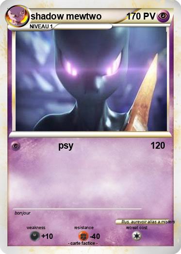 Pokemon shadow mewtwo