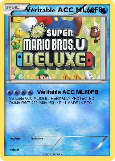 Pokemon Véritable ACC ML60FB