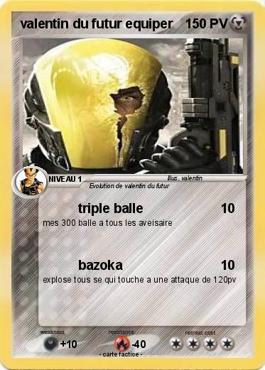 Pokemon valentin du futur equiper