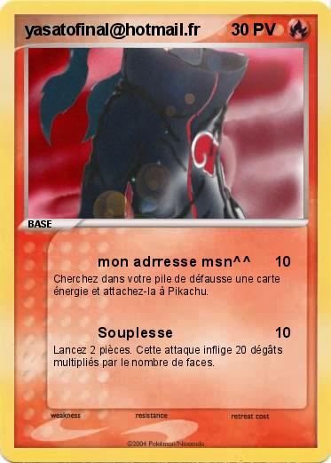 Pokemon yasatofinal@hotmail.fr