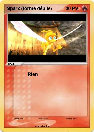 Pokemon Sparx (forme débile)