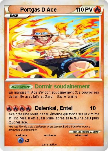 Pokemon Portgas D Ace