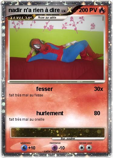 Pokemon nadir n'a rien à dire