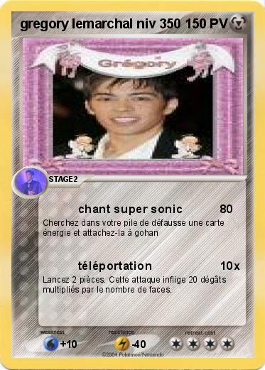 Pokemon gregory lemarchal niv 350