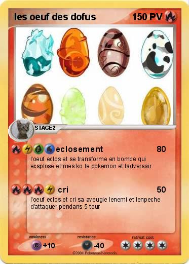 Pokemon les oeuf des dofus