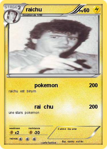 Pokemon raichu