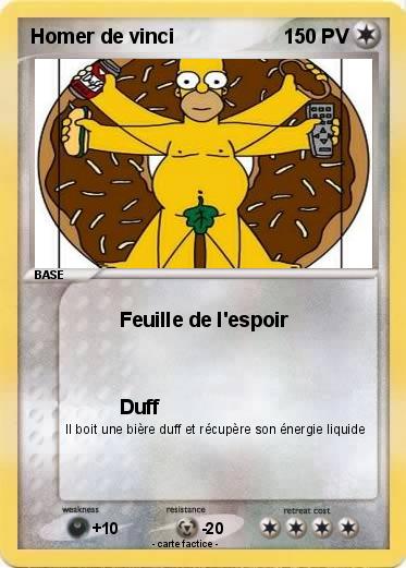 Pokemon Homer de vinci