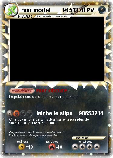Pokemon noir mortel        94513