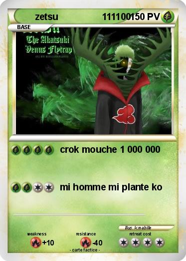 Pokemon zetsu                 111100