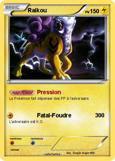 Pokemon Raikou