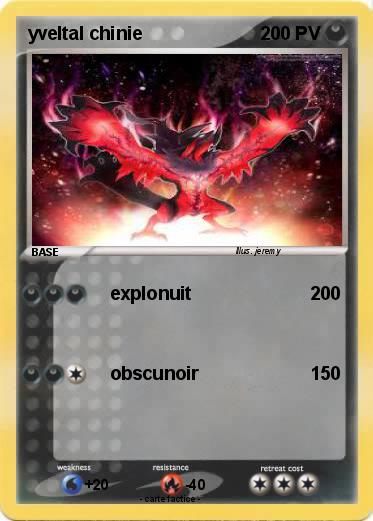 Pokemon yveltal chinie