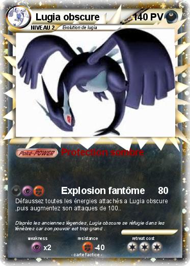 Pokemon Lugia obscure