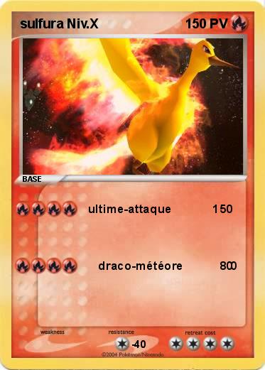 Pokemon sulfura Niv.X