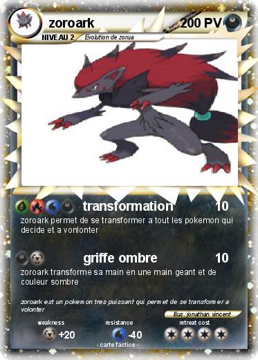 Pokemon zoroark