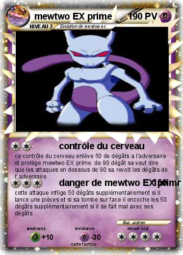 Pokemon mewtwo EX prime