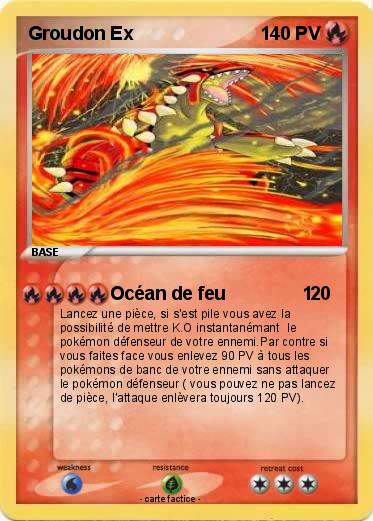 Pokemon Groudon Ex